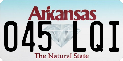 AR license plate 045LQI