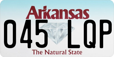 AR license plate 045LQP
