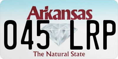 AR license plate 045LRP