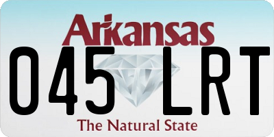 AR license plate 045LRT