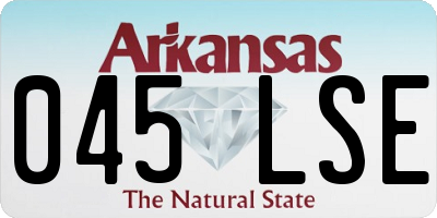 AR license plate 045LSE