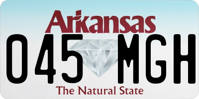 AR license plate 045MGH