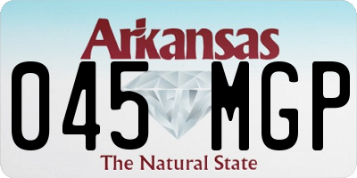 AR license plate 045MGP