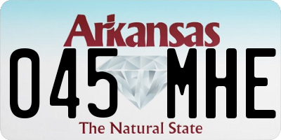 AR license plate 045MHE