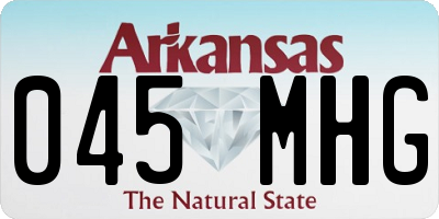 AR license plate 045MHG