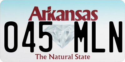 AR license plate 045MLN