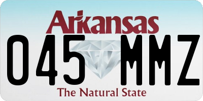 AR license plate 045MMZ