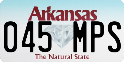 AR license plate 045MPS