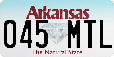 AR license plate 045MTL