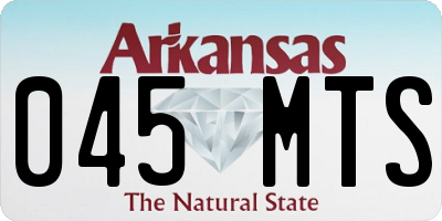 AR license plate 045MTS