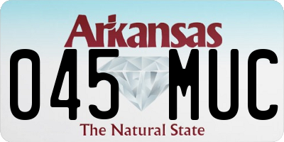 AR license plate 045MUC