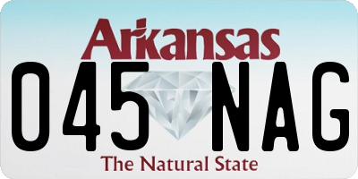 AR license plate 045NAG