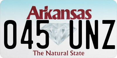 AR license plate 045UNZ