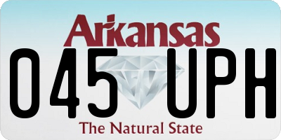 AR license plate 045UPH