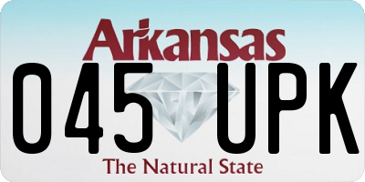 AR license plate 045UPK