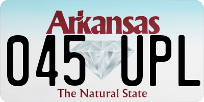 AR license plate 045UPL