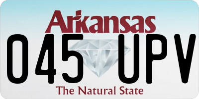 AR license plate 045UPV
