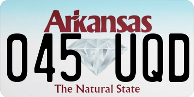 AR license plate 045UQD