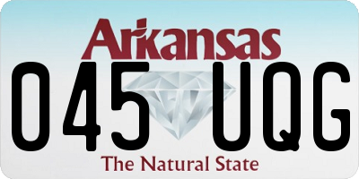 AR license plate 045UQG