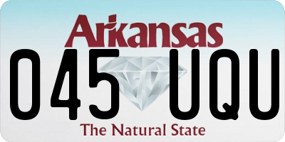 AR license plate 045UQU