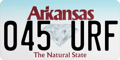AR license plate 045URF