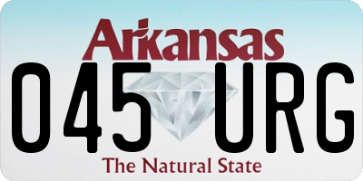 AR license plate 045URG