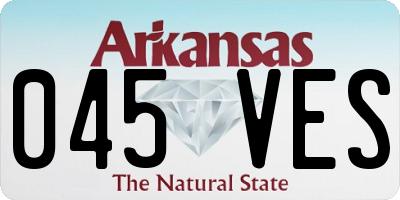 AR license plate 045VES