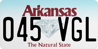 AR license plate 045VGL