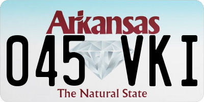 AR license plate 045VKI
