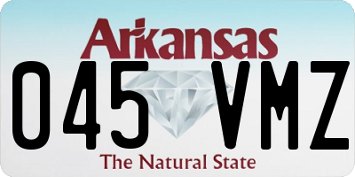 AR license plate 045VMZ