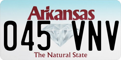 AR license plate 045VNV