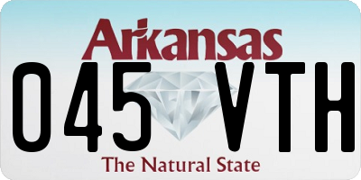 AR license plate 045VTH