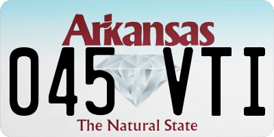 AR license plate 045VTI