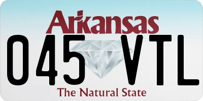 AR license plate 045VTL