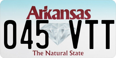 AR license plate 045VTT