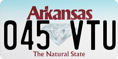 AR license plate 045VTU