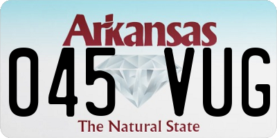 AR license plate 045VUG