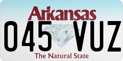 AR license plate 045VUZ