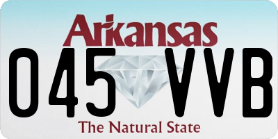 AR license plate 045VVB