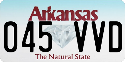 AR license plate 045VVD