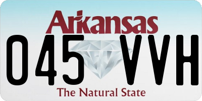 AR license plate 045VVH