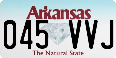 AR license plate 045VVJ