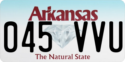 AR license plate 045VVU