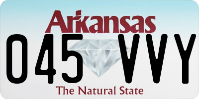 AR license plate 045VVY