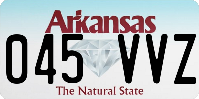 AR license plate 045VVZ