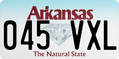 AR license plate 045VXL