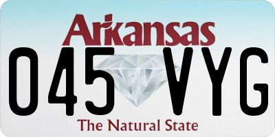 AR license plate 045VYG