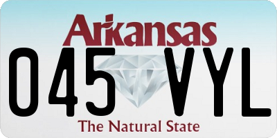 AR license plate 045VYL
