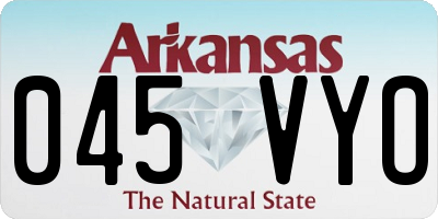 AR license plate 045VYO