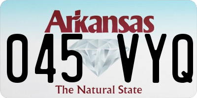 AR license plate 045VYQ